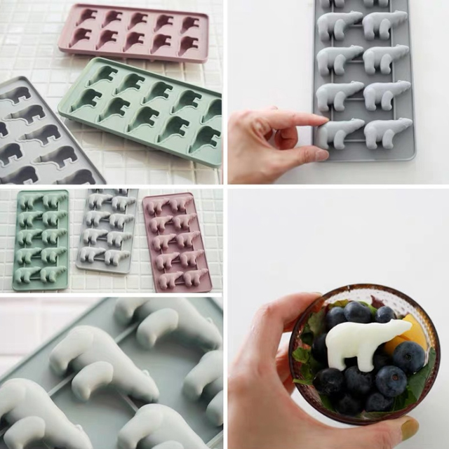 silicone ice trays with lids
